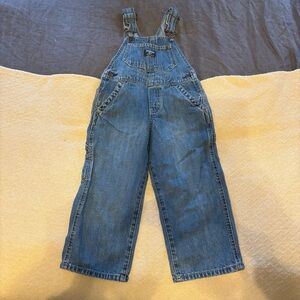 Oshkosh B'gosh 3T Carpenter Style Vestback Overalls Cotton Boys